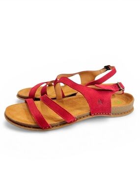 El Naturalista 5811 Panglao Sandals in Pleasant Red